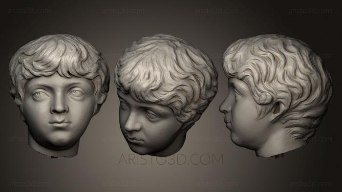 Busts and heads antique and historical (BUSTA_0396) 3D model for CNC machine